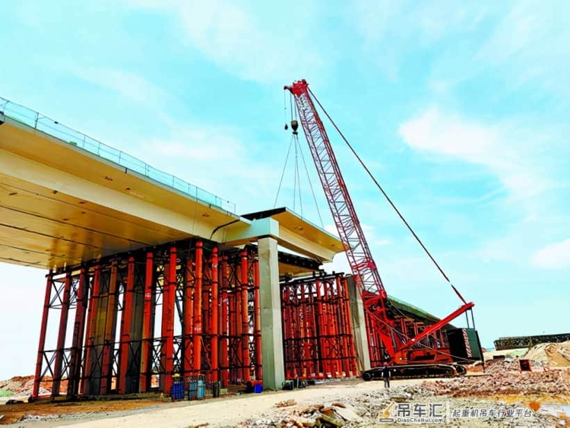 翔安溪东路A标段完成钢箱梁吊装施工 有望明年上半年通车