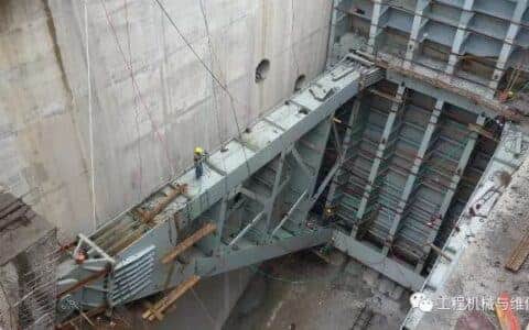 用机丨怎么用公路架桥机解决水电站弧门吊装