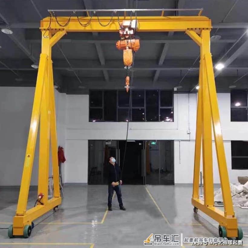 龙门吊起重机是如何移动的？
