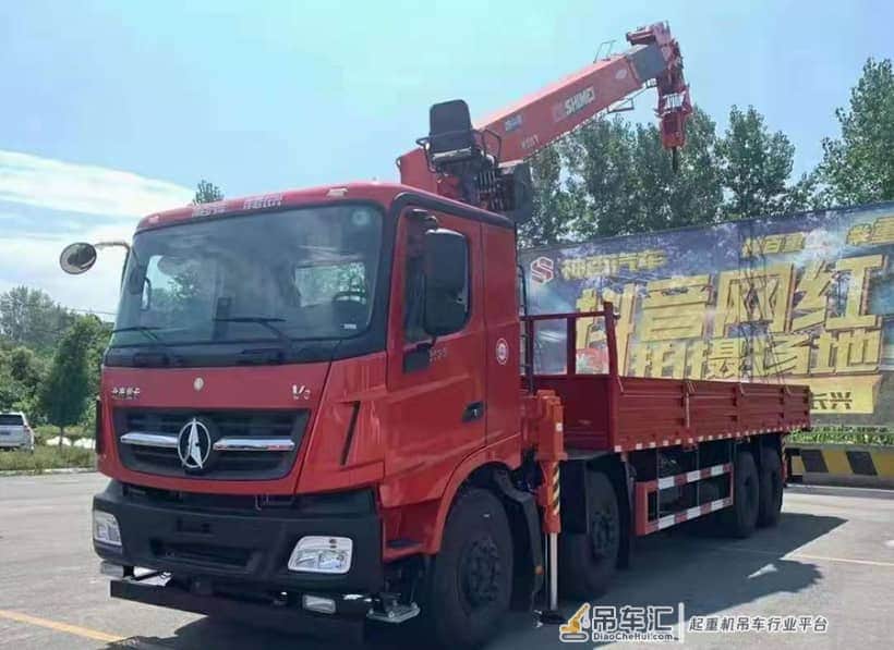 解析:北奔重卡14吨随车吊 石煤QYS-14Ⅴ吊机