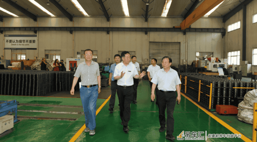 省孝文化促进会走进河南省矿山起重机有限公司调研