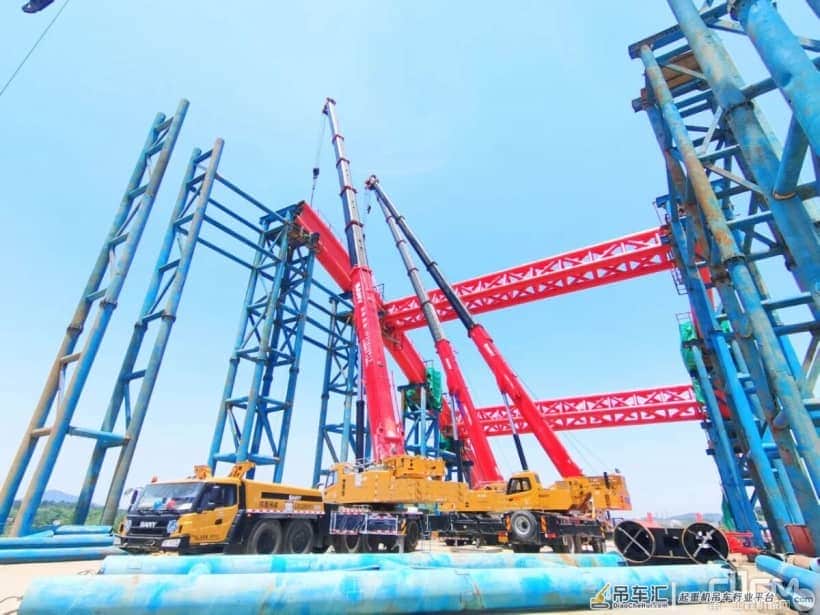 成功合龙!三一起重机助力引江济淮工程罗埠大桥建设