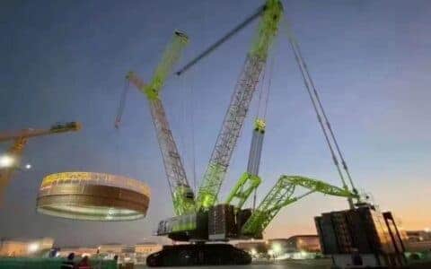 核电建设最佳搭档 中联重科助力“华龙一号”机组吊装
