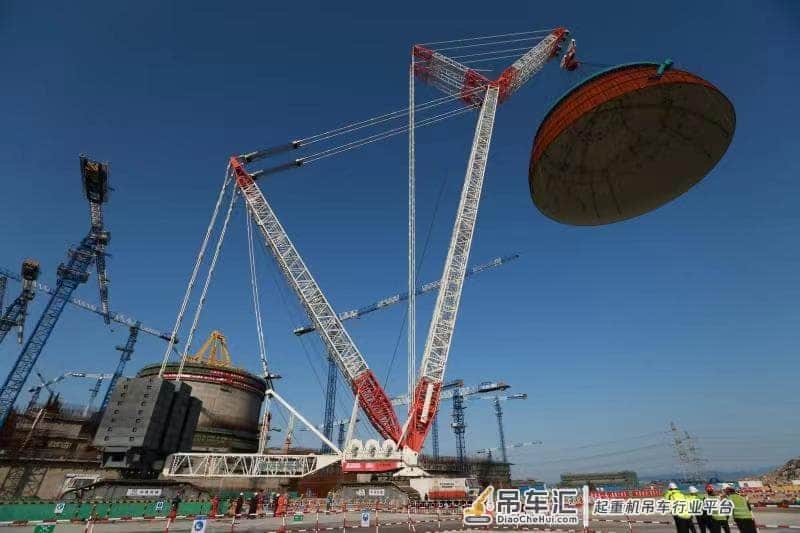 核电建设最佳搭档 中联重科助力“华龙一号”机组吊装