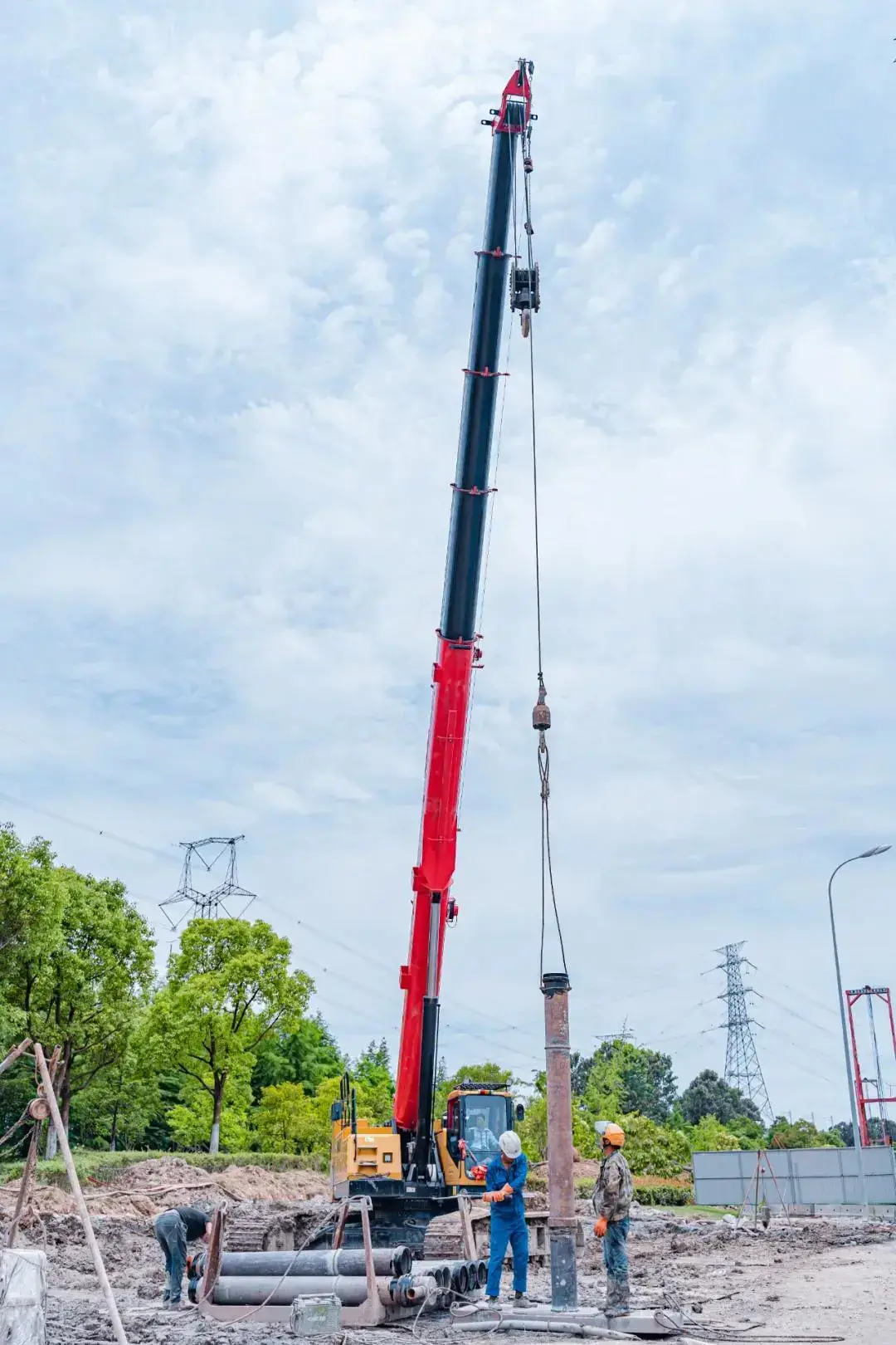 灵活又精准!三一起重机参建宁波西洪大桥