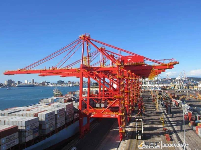 振华重工轮胎吊首入南非市场