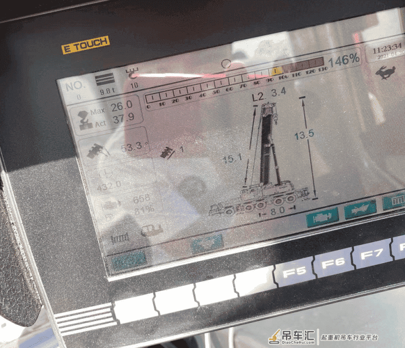 8.5米吊了38吨,50t挣了80t的台班