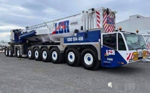 争夺南半球最大！澳洲第二台1200吨全地面起重机 Demag AC1000-9 LCR