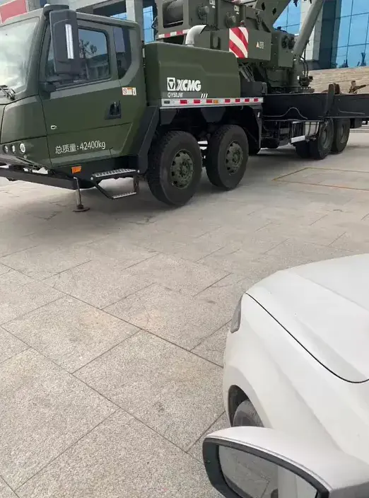 曝光！国内部队50吨吊车，徐工QY50JW，你绝对没见过