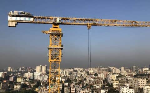 “一带一路”中国力量！中联重科“金牌”塔机助建孟加拉地标建筑