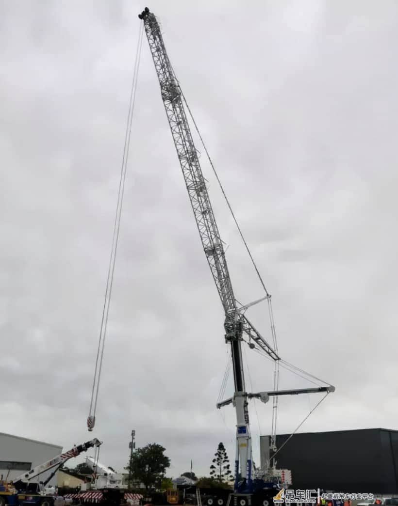 南半球最大吨位!澳洲第二台1200吨全地面吊车,德马格 AC1000-9