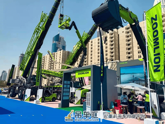 精兵强将齐聚，中联重科产品闪耀中东迪拜五大行业展