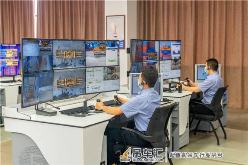 全球首创！山东港口青岛港自动化桥吊“一对多”监控系统完成上线测试