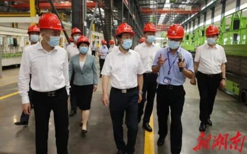 许达哲勉励中联重科：争当“链长”，推动解决“卡脖子”问题