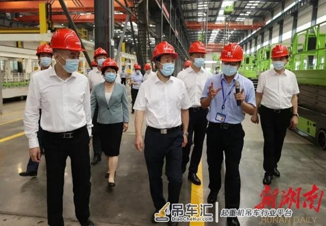 许达哲勉励中联重科：争当“链长”，推动解决“卡脖子”问题