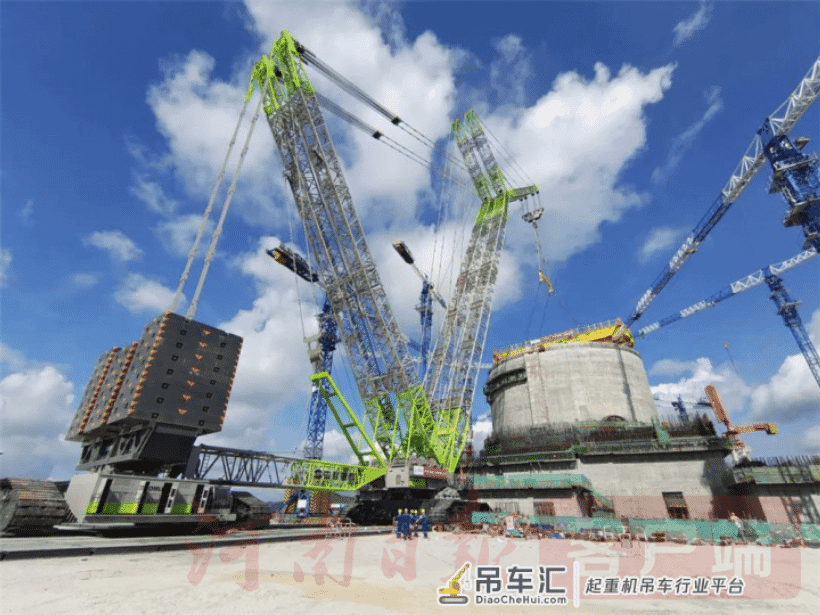 “洛阳造”专用回转支承 助力国内首次核电环吊桥架整体吊装