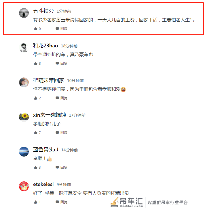 孝顺!山东一男子开吊车配合母亲摘枣:父母养我们不容易