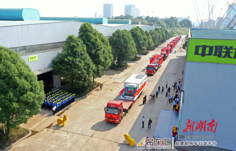 中联重科高端大吨位起重机出口土耳其 刷新中国出口海外最大吨位起重机纪录
