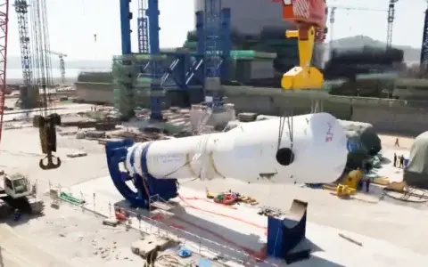 巨力索具助力漳州核电项目首台蒸汽发生器吊装成功