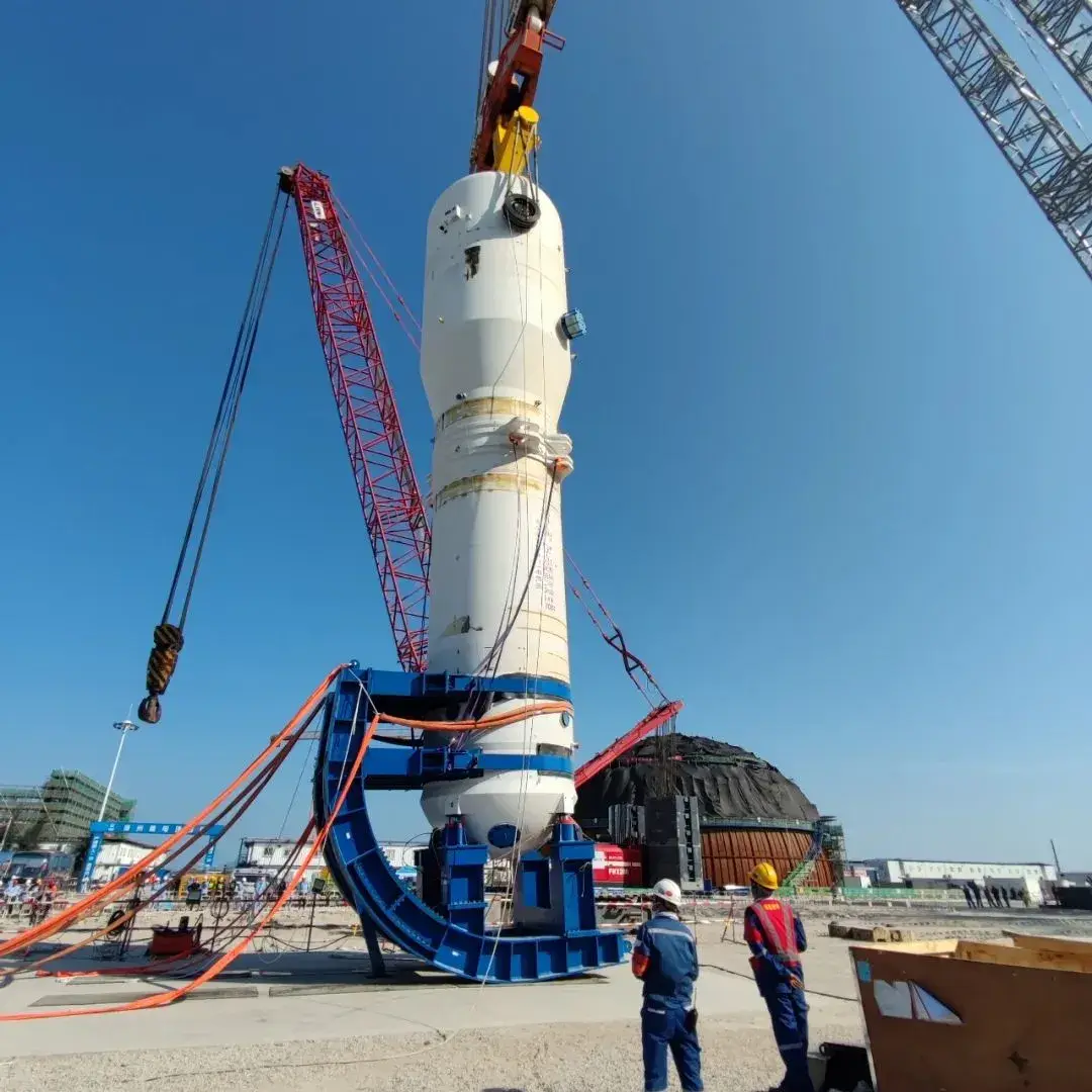 巨力索具助力漳州核电项目首台蒸汽发生器吊装成功
