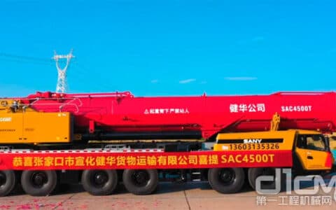 销量过百，行业占比超五成，三一SAC4500T全地面起重机依旧火爆