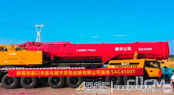 销量过百，行业占比超五成，三一SAC4500T全地面起重机依旧火爆