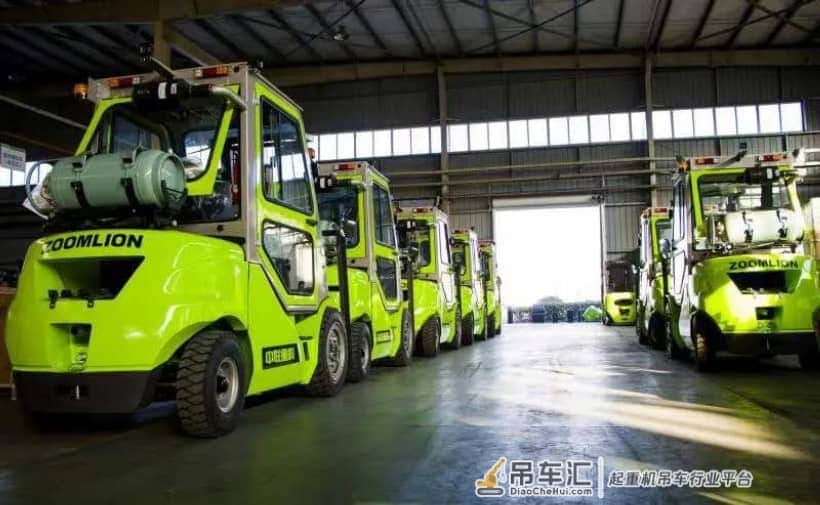 完美品质惊艳客户!中联重科叉车批量交付宁夏