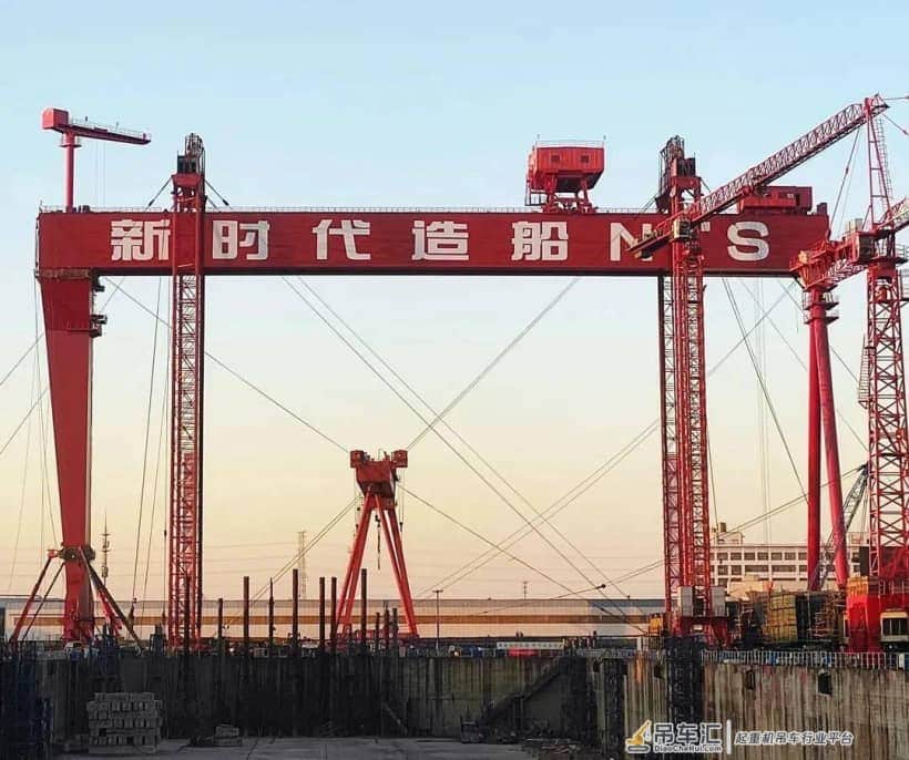 中船九院助力新时代造船再树800吨门吊!