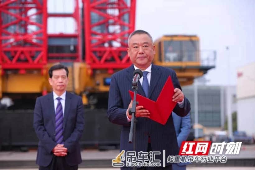 再攀巅峰，三一SCC98000TM刷新全球最大吨位起重机纪录