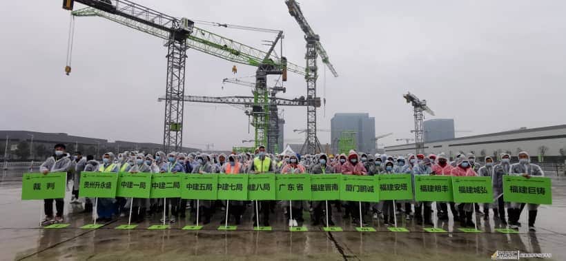 “大工匠”聚集逐梦塔机,2021“中联杯”吊装竞赛隆重开幕