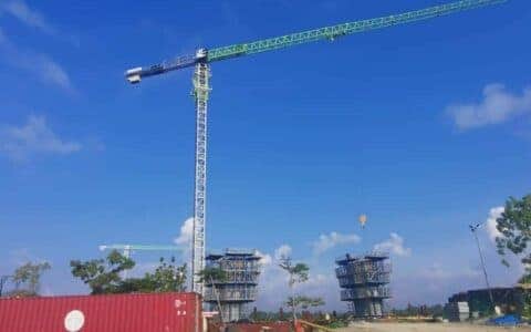 中联重科塔机首次挺进东马，助建马来西亚日拔大桥项目