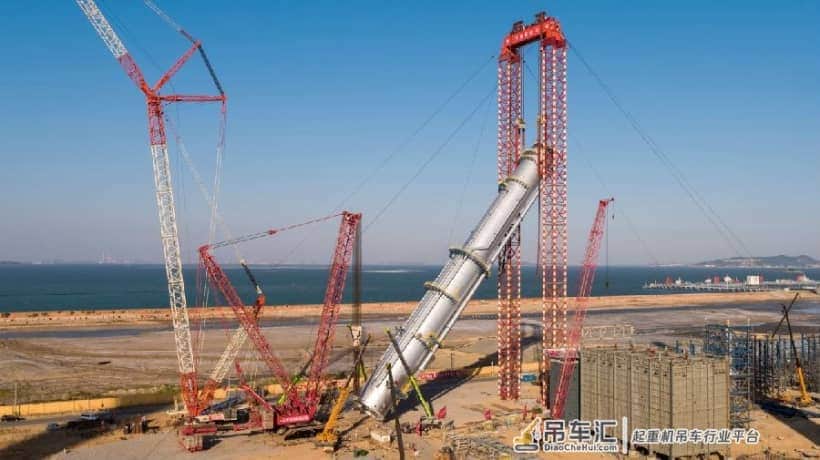环轨式起重机,我国超重吊装设备领域的空白