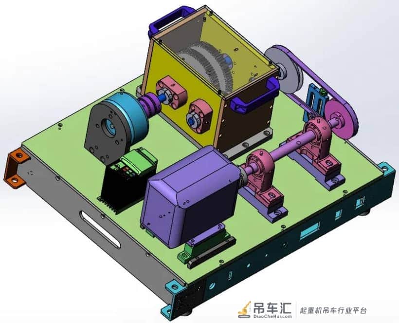 起重机机械故障模拟测试系统