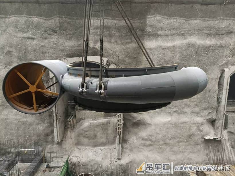 山东最大抽水蓄能电站最后一台机组座环蜗壳吊装成功