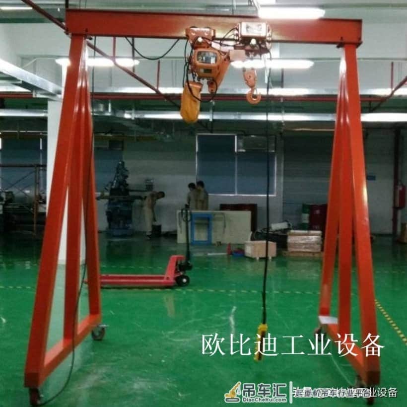 重型龙门吊架可带葫芦带滑车