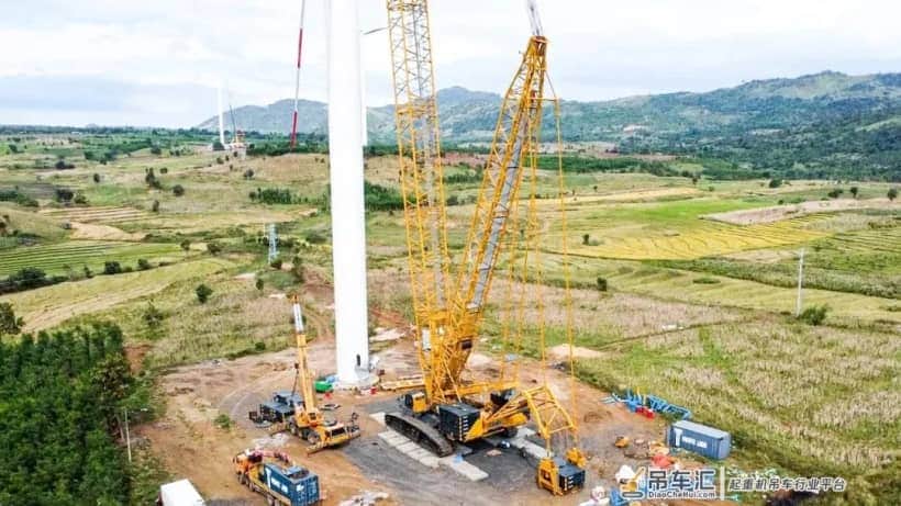 为国争光,踏浪擎风!数十台徐工履带起重机越南担大任