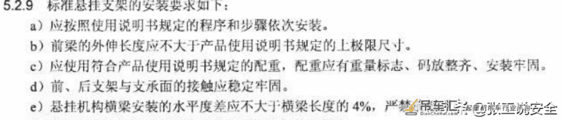 「安全5分钟」83：高处作业吊篮悬挂机构安装注意事项