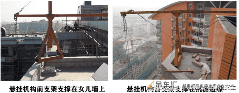 「安全5分钟」83：高处作业吊篮悬挂机构安装注意事项