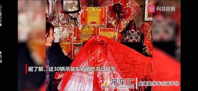 开上大吊车,去接小娇妻!临沂小伙花样迎亲!网友:行走的人民币