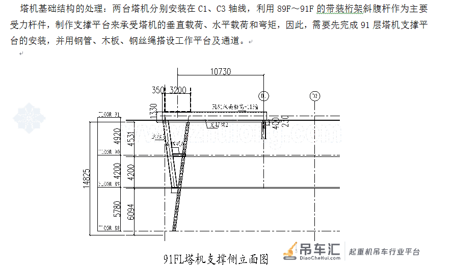 大型塔式起重机在上海环球金融中心工程中的应用