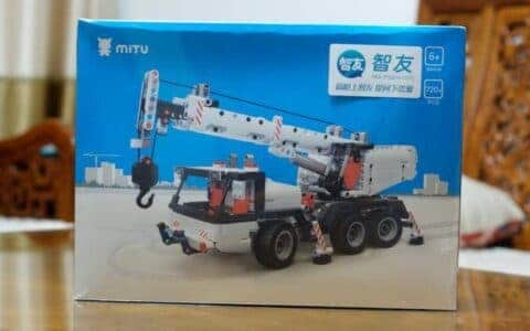 大吊车真厉害：米兔积木工程吊车组装体验