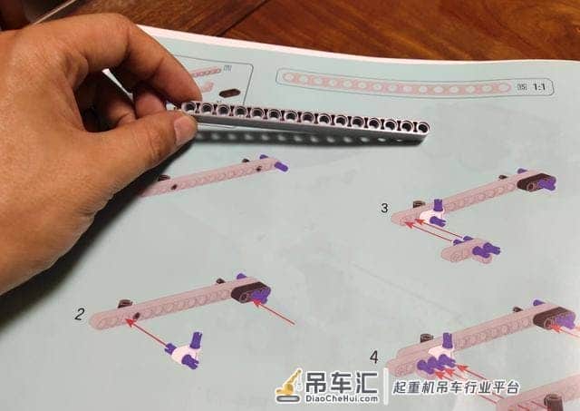 大吊车真厉害:米兔积木工程吊车组装体验