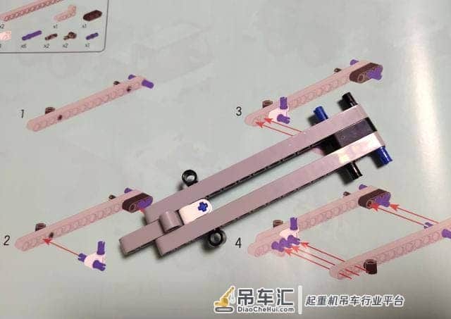 大吊车真厉害:米兔积木工程吊车组装体验