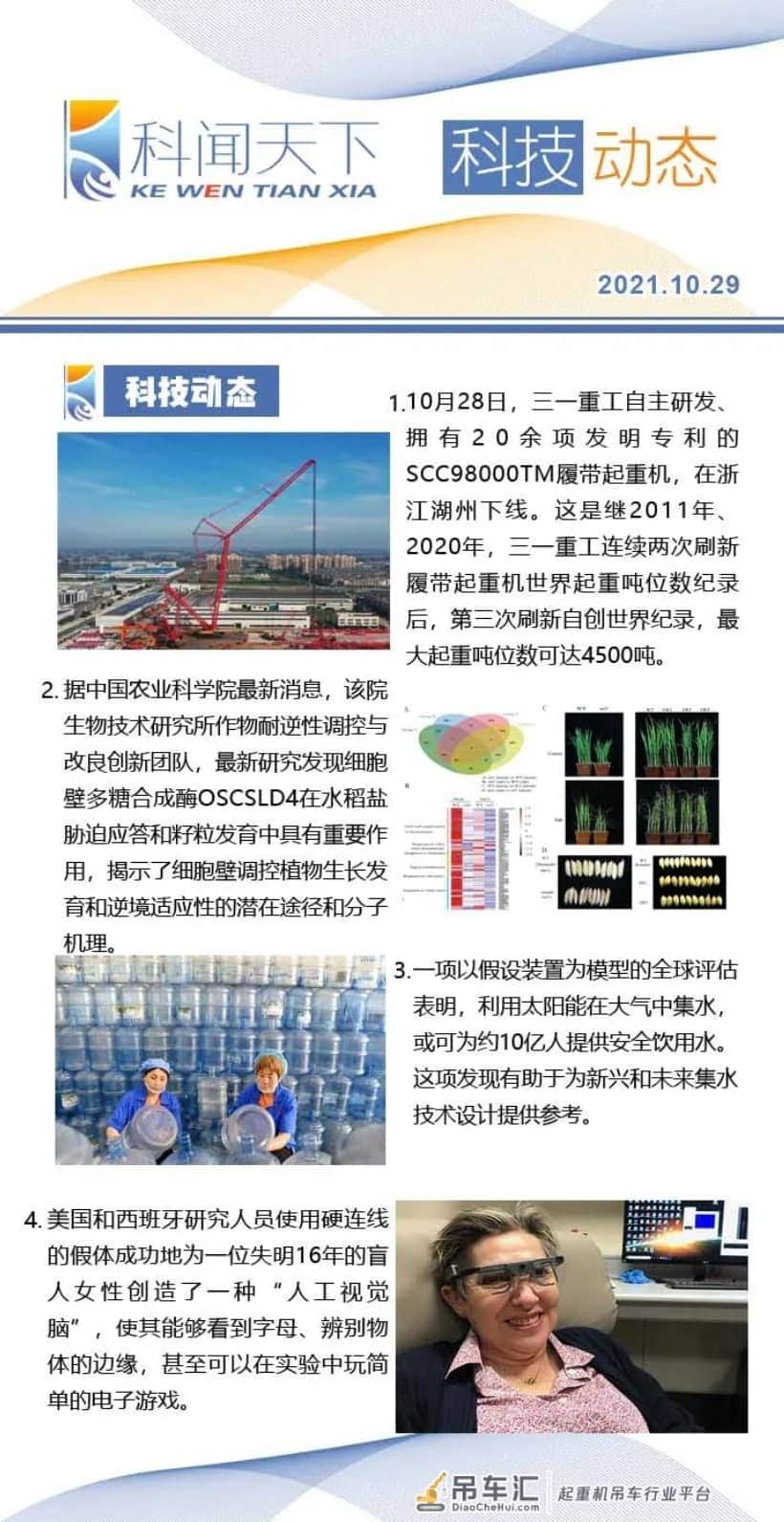 科技动态：控制精度毫米级！全球最大吨位起重机浙江下线