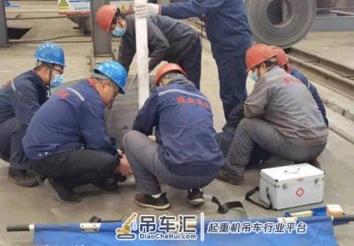 邹平市市场监管局指导企业开展起重机事故应急演练
