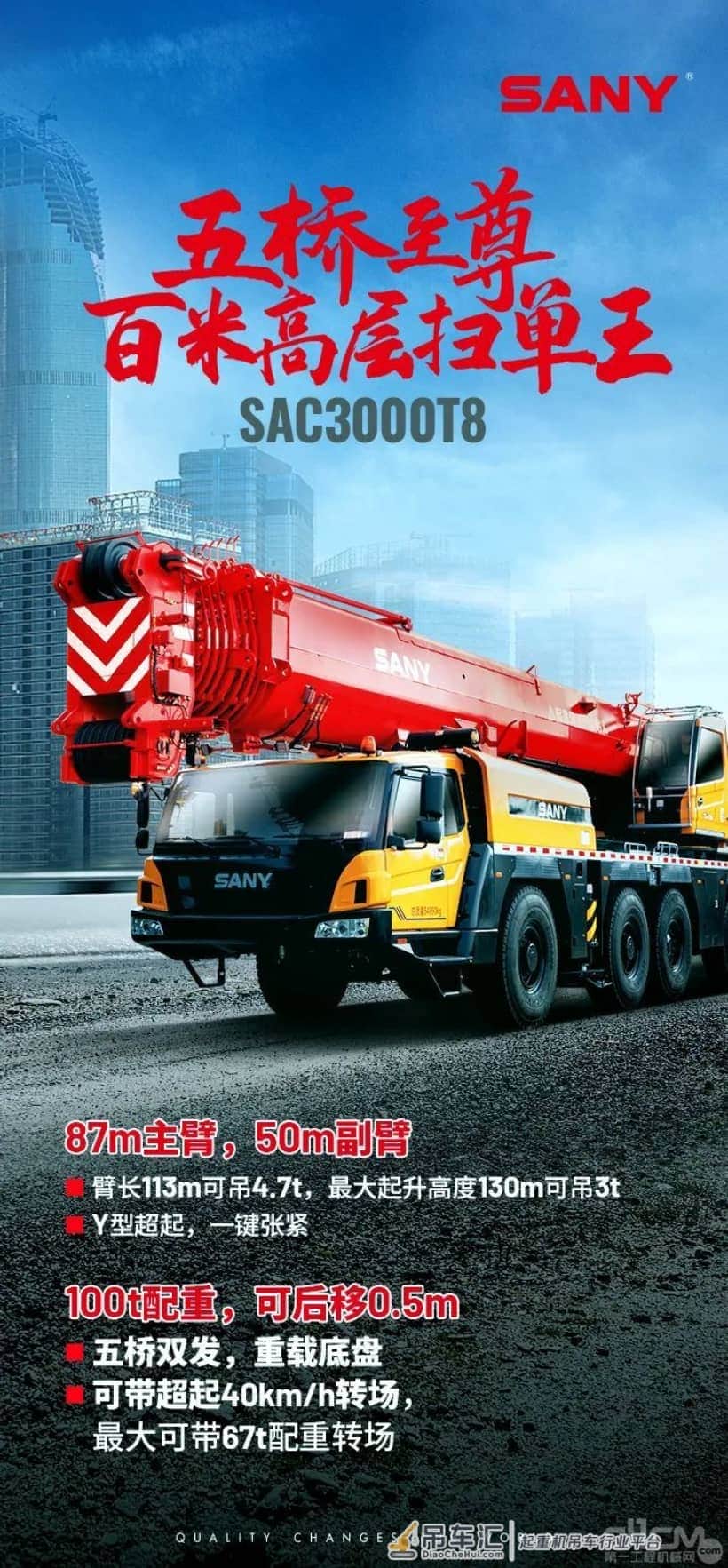 盘点三一五款全地面起重机新品，其中三款全新将于近期上市