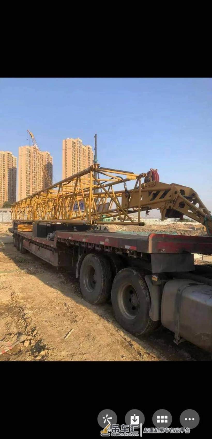 关于100吨以下履带吊的拆装及运输介绍