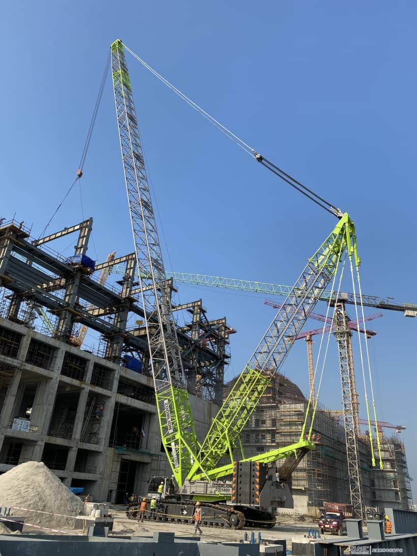 中国大力士闪耀“一带一路”中联重科助建孟加拉国首座核电站