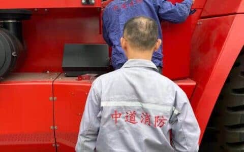丹东港龙门吊发动机舱自动灭火设备的选择应用