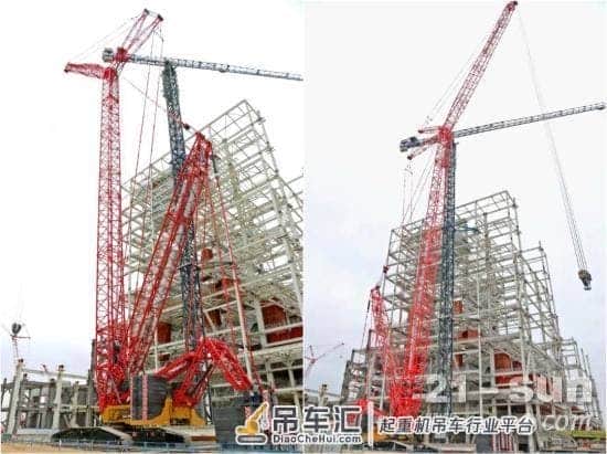 三一SCC12000TM起重机助力准东—华东“疆电外送”工程电源点建设